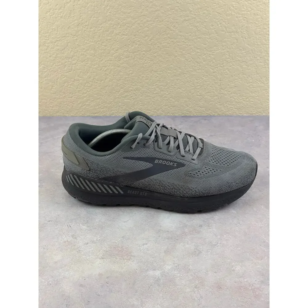 Brooks Beast GTS 24 Shoes Mens Size 14 Gray Wide 2E Running Support 1104252E069